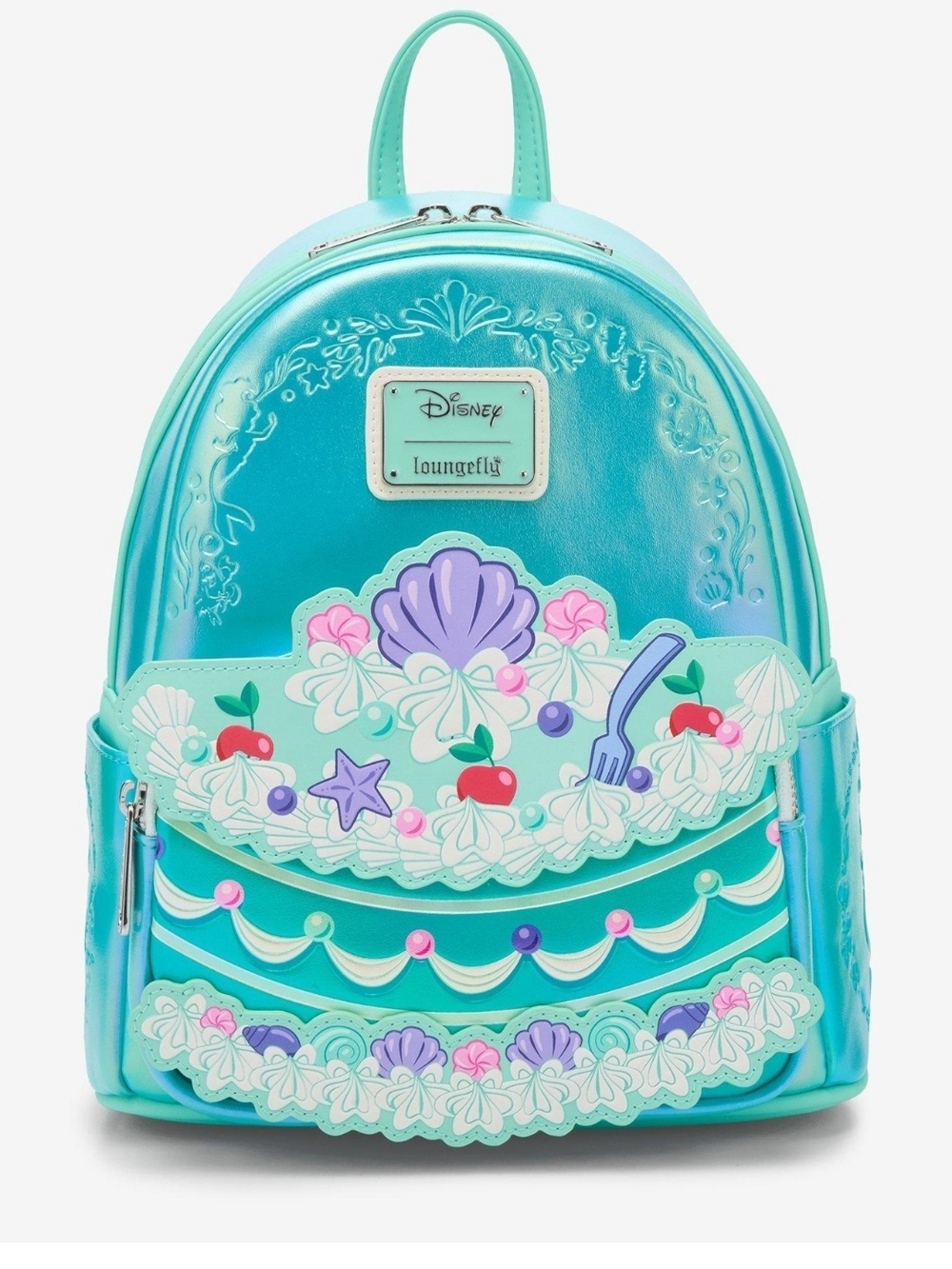 Loungefly Ariel Mermaid Shell Mini Backpack with Pastel Accents BNWT